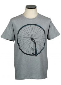 Back on your bike t shirt grey