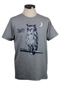 Owl Twit t shirt Department of Works